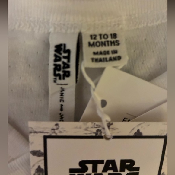 NWT- STAR WARS by Janie and Jack Baby Toile Wrap Matching Set - Picture 5 of 5